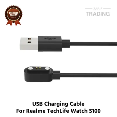 Realme TechLife Watch S100 Magnetic Charging Cable High Quality USB Charger Cable Dock For Realme TechLife Watch S100 Smart Watch